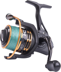 40 Spin With 20lb Braid Fishing Reel  Sea Reel Leeda