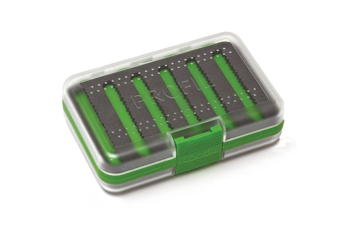 PROFIL Fly Box Green  Fly Box Leeda