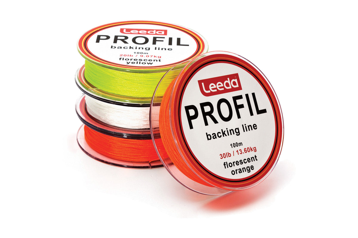 PROFIL Backing Line 20lb Orange Pack of 5  Flyline Accessory Leeda