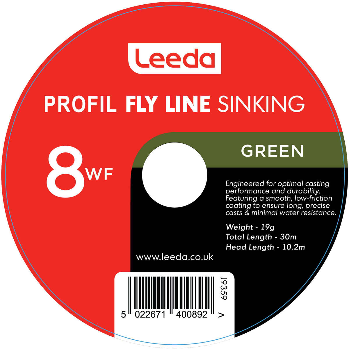 PROFIL Fly lines Sinking WF 7  Fly Line Leeda