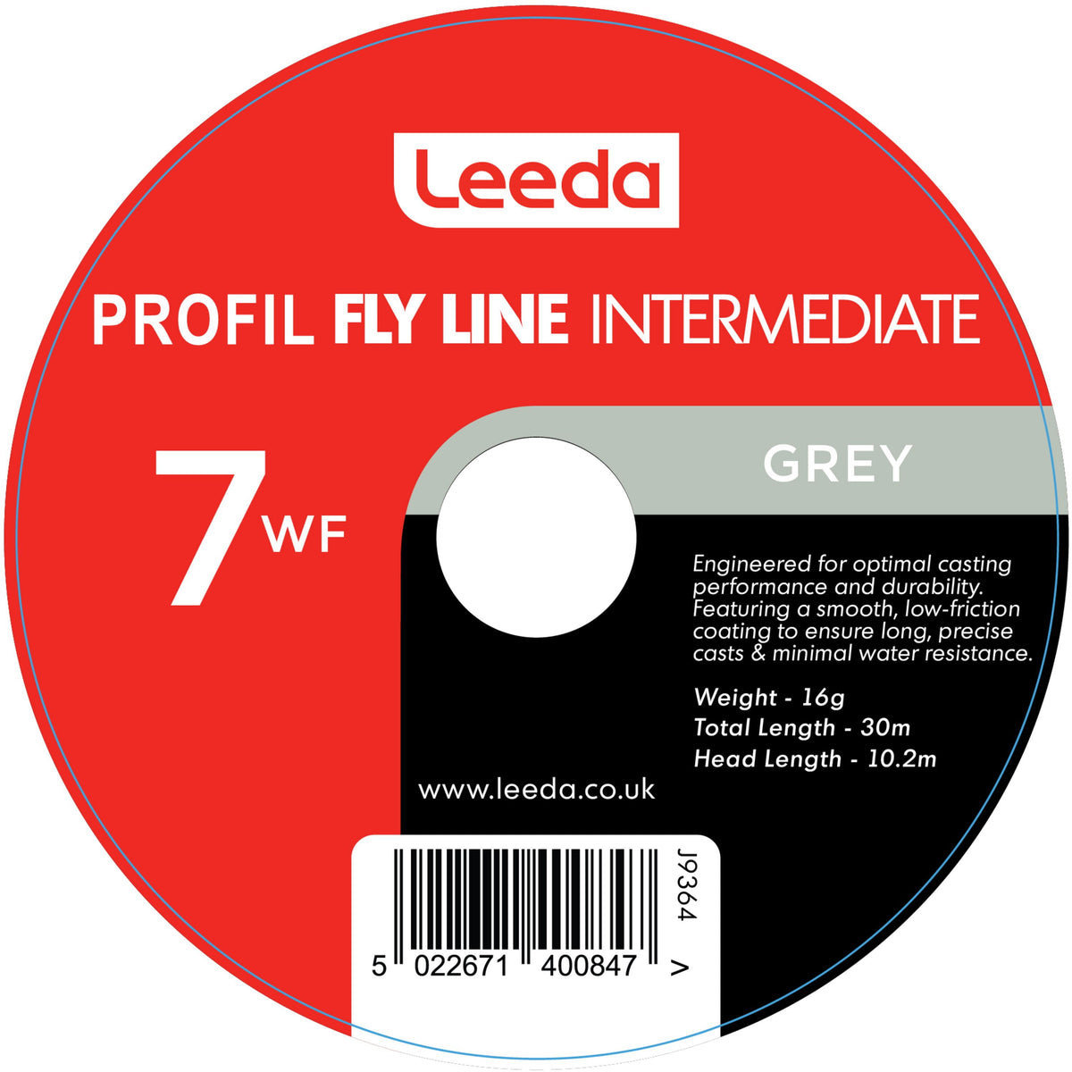 PROFIL Fly lines Intermediate WF 6  Fly Line Leeda