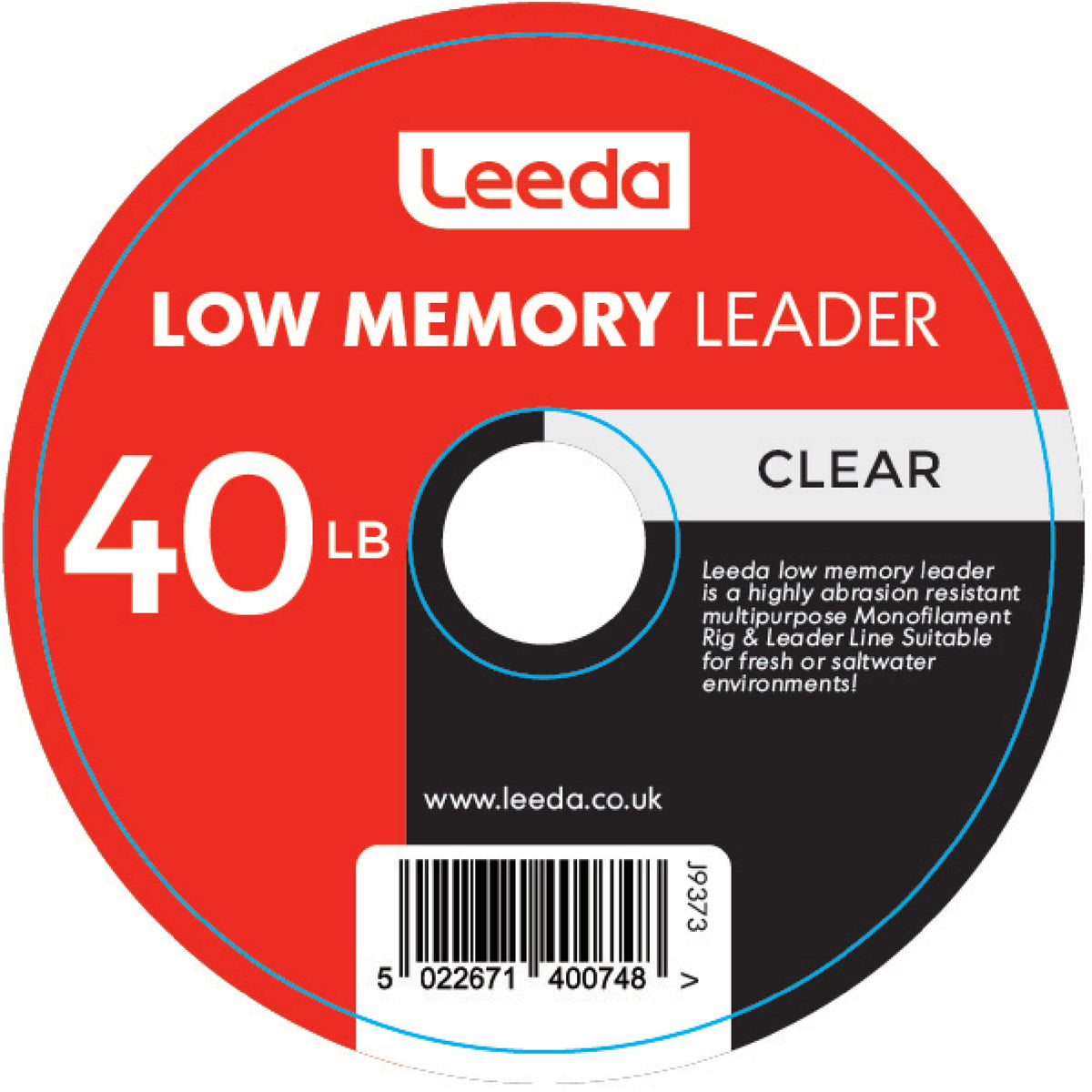 Low Memory Leader 40Lb Clear  Rig Body Leeda
