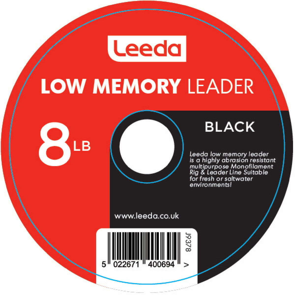Low Memory Leader 8Lb Black  Rig Body Leeda