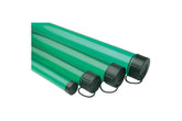 2 1/2 inch x 5ft 6in Rod Tube Green 5 Pack   Leeda