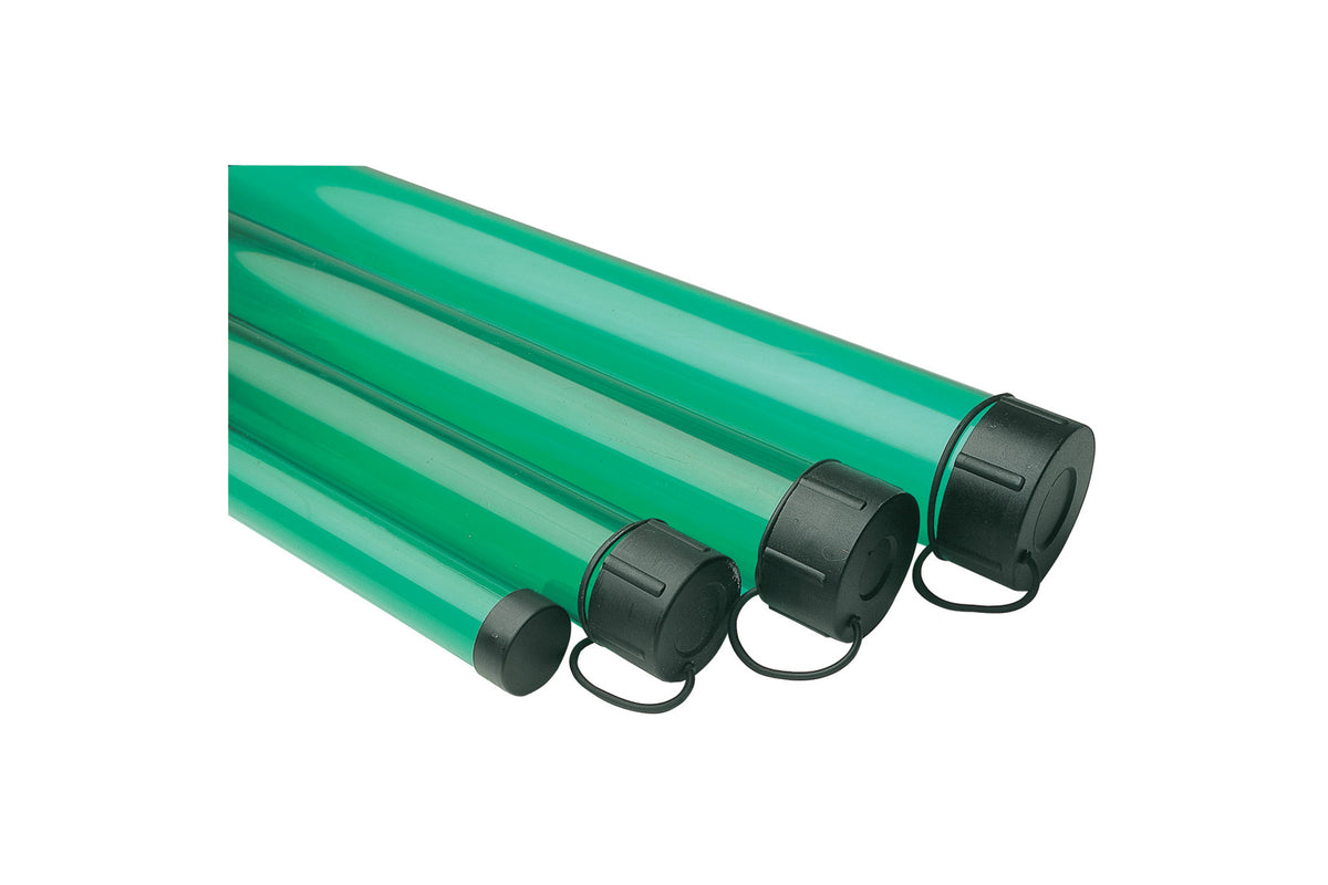 2 1/2 inch x 5ft 6in Rod Tube Green 5 Pack