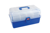 2 Tray Deluxe Cantilever Tackle Box  Tackle Box Leeda