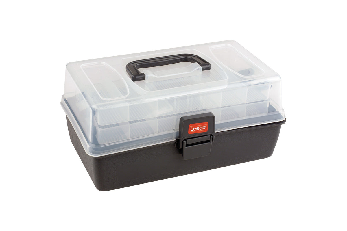 2 Tray Cantilever Tackle Box  Tackle Box Leeda
