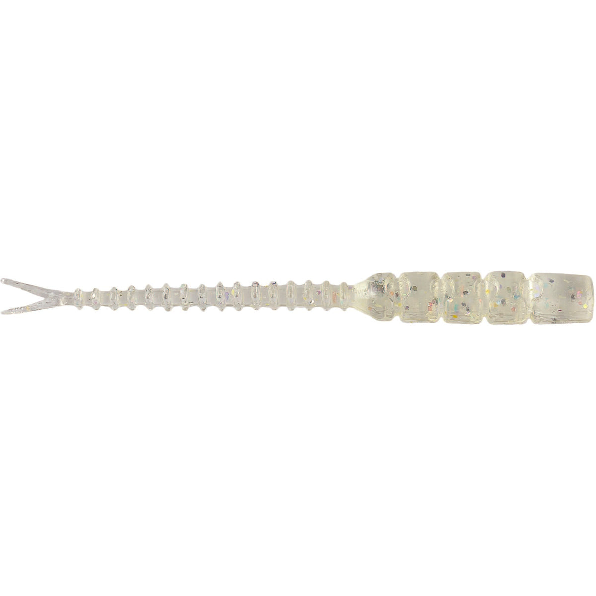 AJI  BACHI-BACHI 2" - Clear R/Bow Glit   Leeda