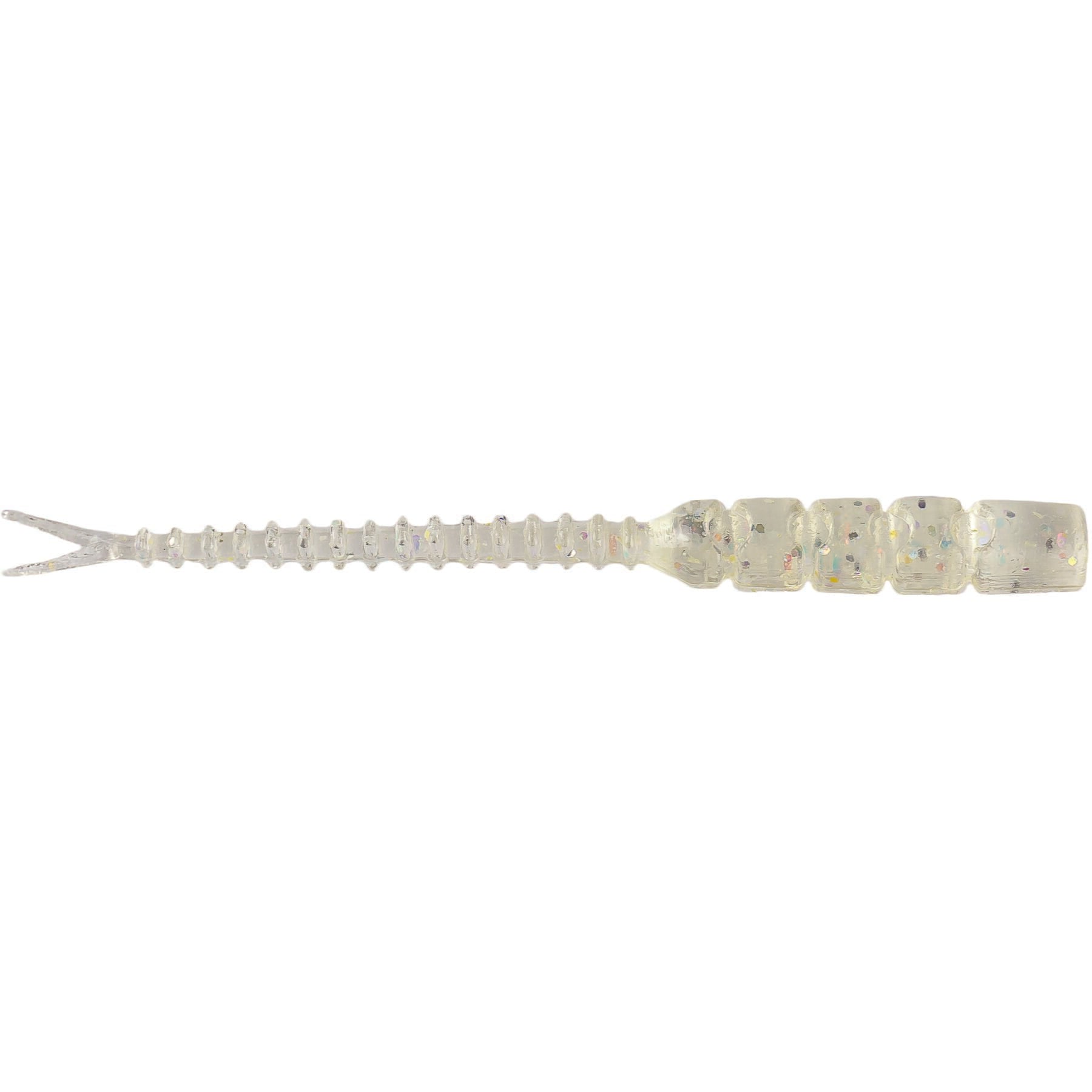 AJI  BACHI-BACHI 2" - Clear R/Bow Glit   Leeda