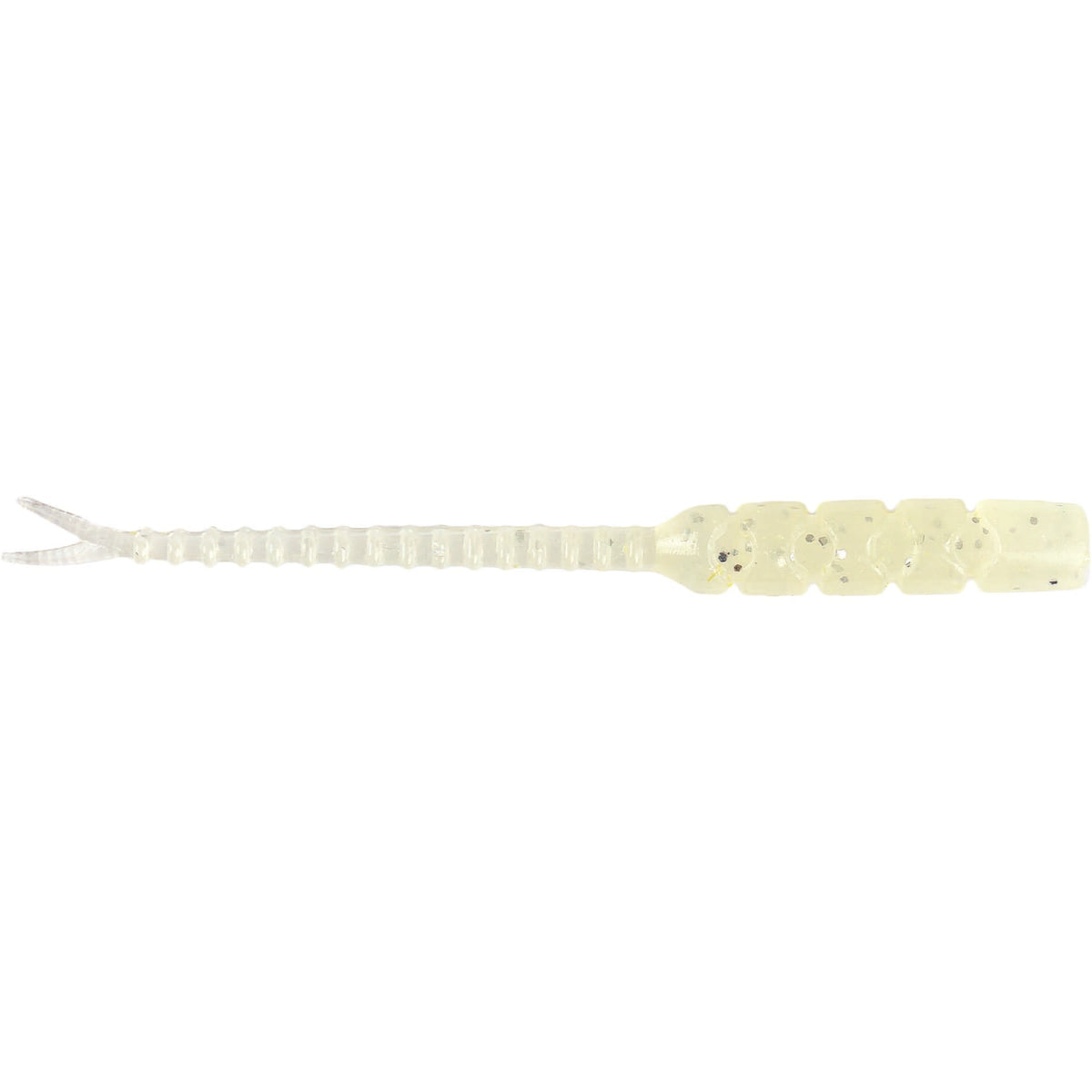AJI  BACHI-BACHI 2" - White Glow Glit  Lures Leeda