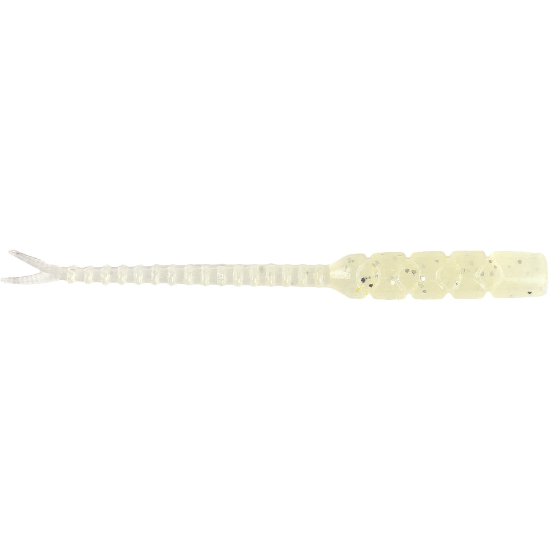 AJI  BACHI-BACHI 2" - White Glow Glit  Lures Leeda