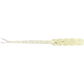 AJI  BACHI-BACHI 2" - White Glow Glit Pack of 12 Lures  Lures Leeda