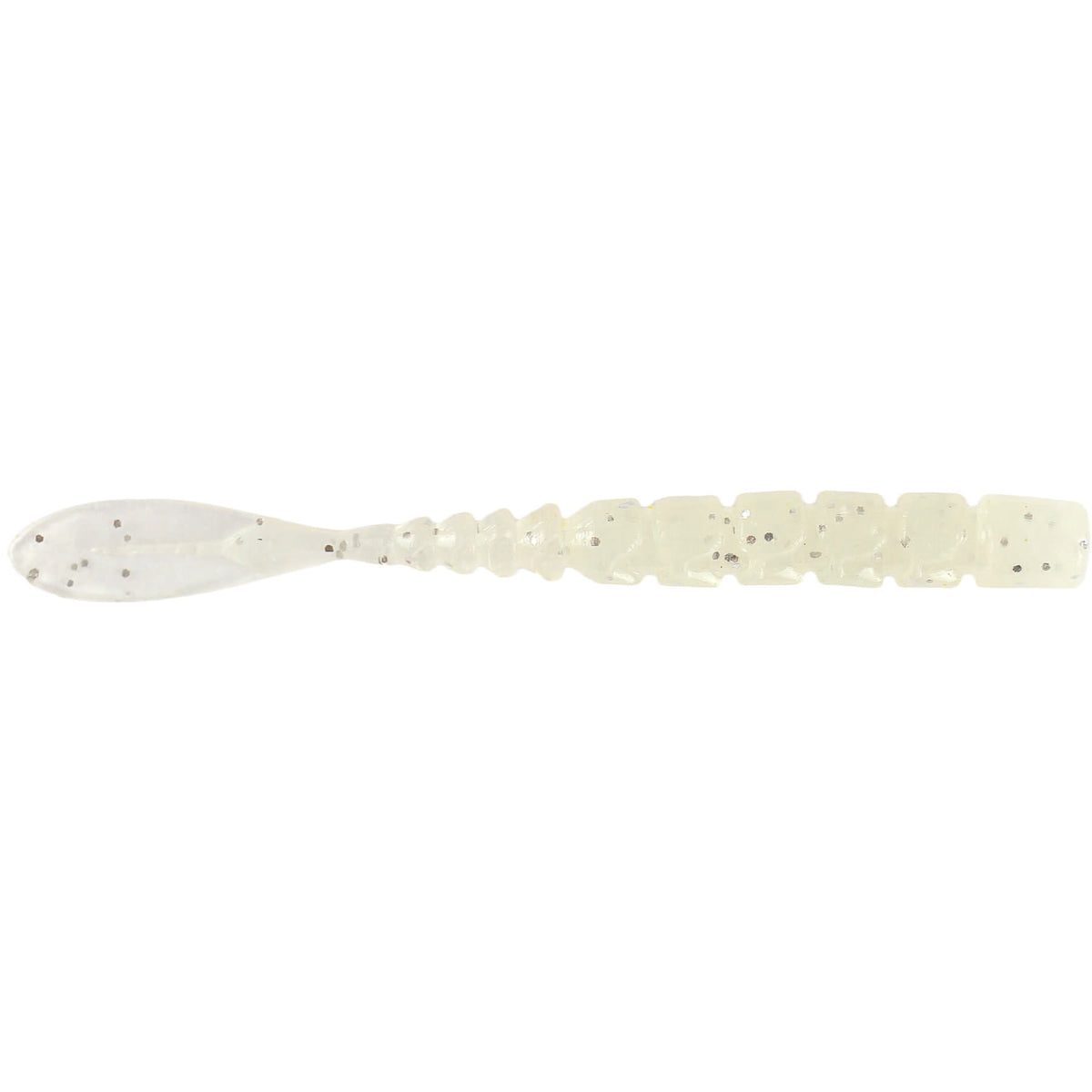 AJI  FLA-FLA 2" - White Glow Glit   Leeda