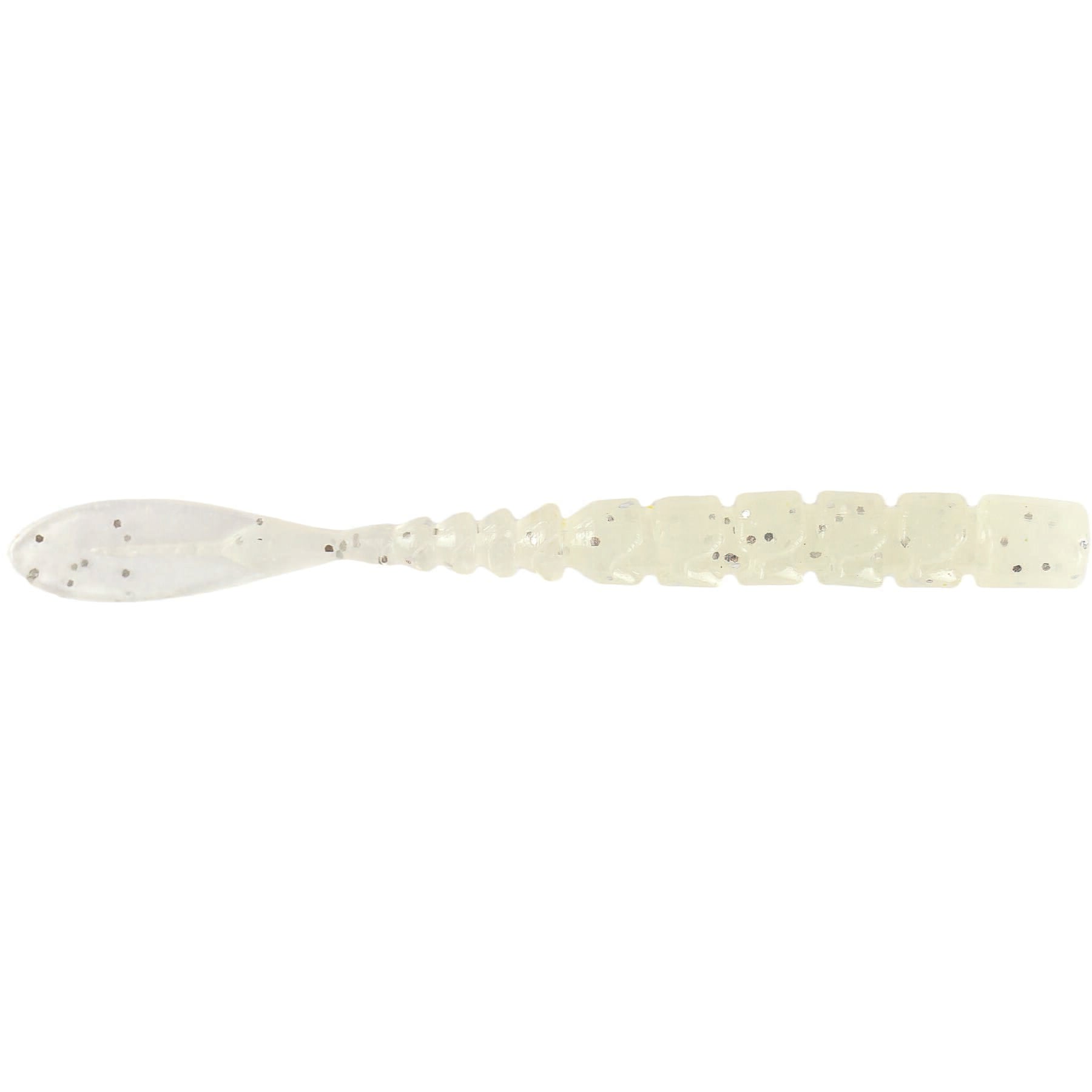AJI  FLA-FLA 2" - White Glow Glit   Leeda