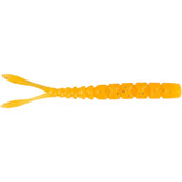 Aji Worm Pilo-Pilo 2inch - Orange Glow Glitter   Leeda
