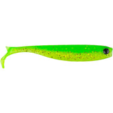 Mezashi Z-Tail Minnow 3.5"  Chartreuse   Leeda