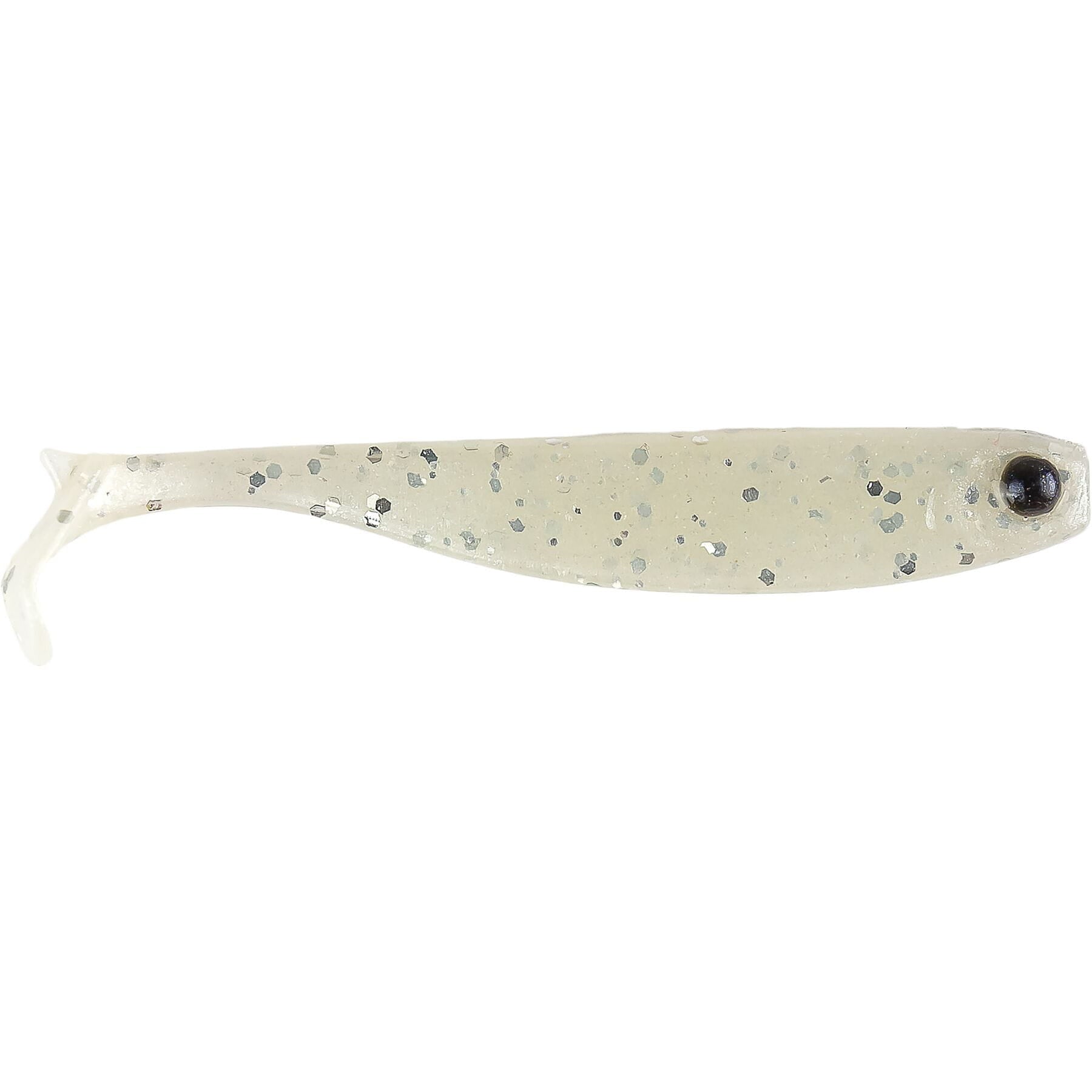 Mezashi Z-Tail Minnow 3"  Pearl White   Leeda